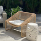 four hands selma outdoor chair with cushion