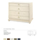 Bungalow 5 Ming Large 4 Drawer Chest Natural Tearsheet