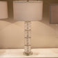 made goods beroe table lamp glass tall gold bubble showroom