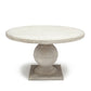 Made Goods Cyril Round Dining Table Aged White