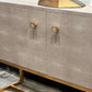 made goods dallon 2 door buffet in faux shagreen sand with gold