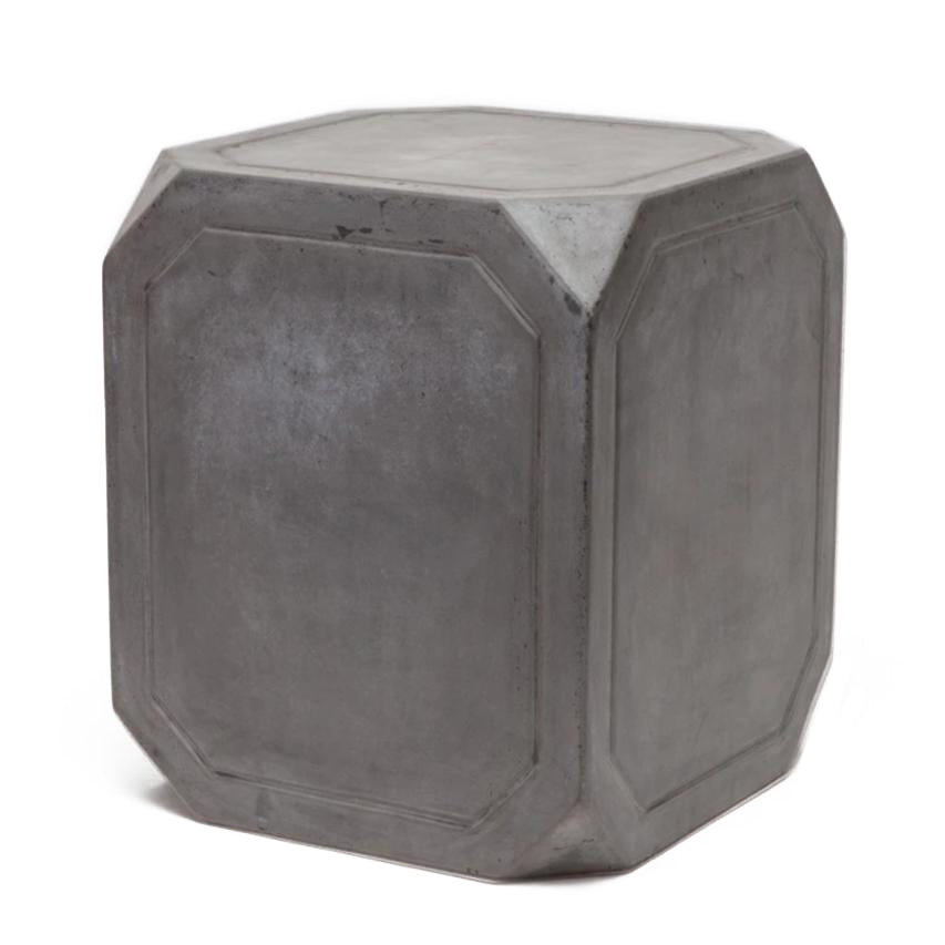 made goods ivan side table waxed grey gray concrete indoor outdoor side tables modern side table black side table bed side table