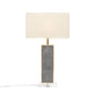 made goods kingston table lamp cool grey gray faux shagreen modern table lamp living room table lamp