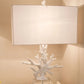 Made Goods Naia Table Lamp White Faux Coral