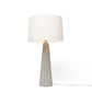 Made Goods Nova Table Lamp Gray and Gold Leaf