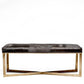 Made Goods Roger Double Bench Antiqued Brass