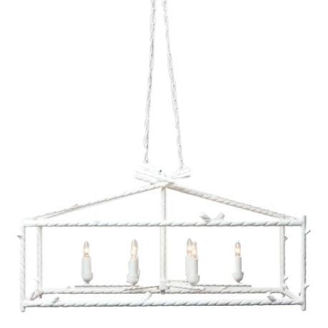 made goods trina twig chandelier rectangular white metal lighting chandelier hanging light fixture