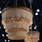 Patricia Chandelier Natural and Gold