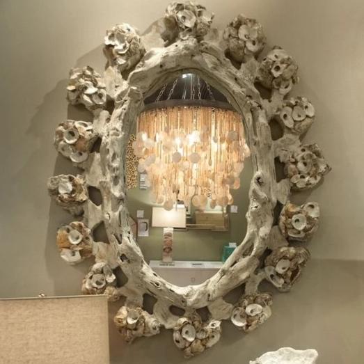 Made Goods Talulah Wall Mirror in White