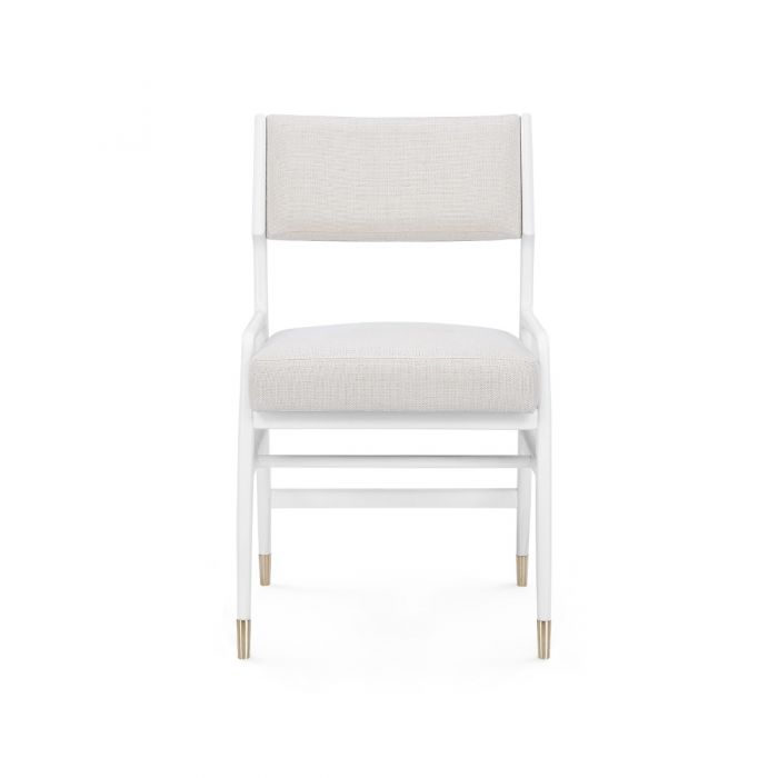 bungalow 5 tamara side chair white front