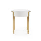 bungalow 5 bodrum side table white back