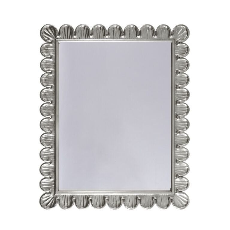 worlds away eliza wall mirror silver accent decor WA ELIZA S wall mirror silver leaf wall mirror