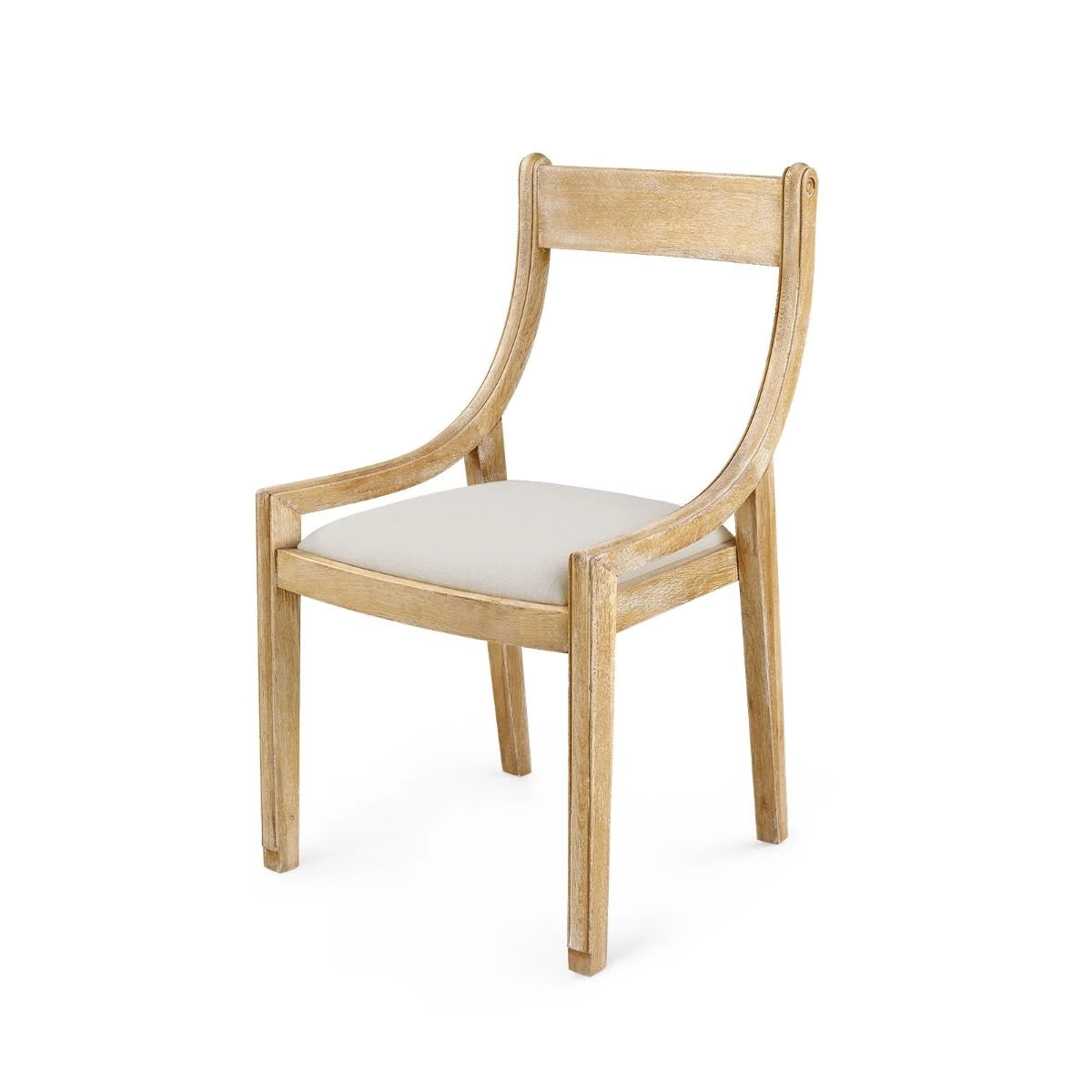 alexa chair natural limed oak