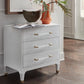 worlds away amber side table white styled
