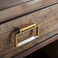 arteriors ethan end table drawer detail