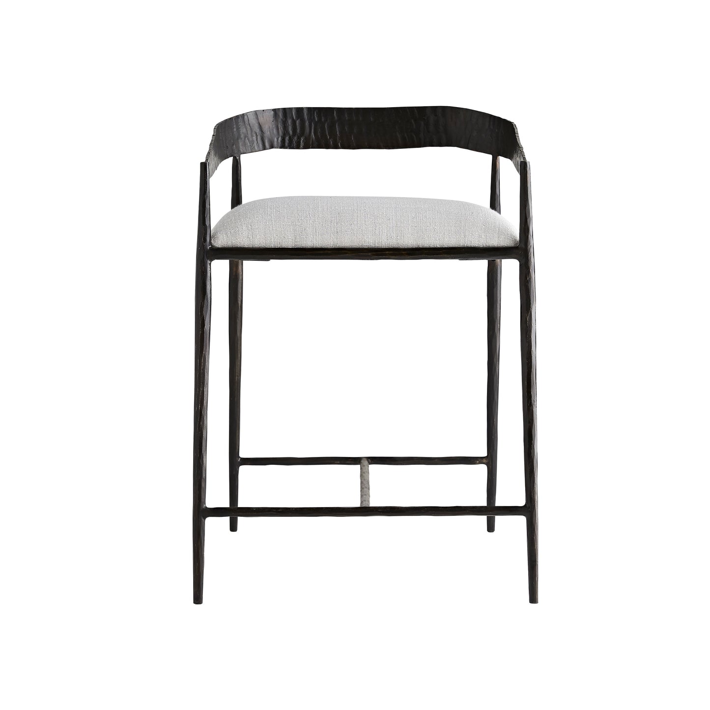 arteriors ansel counter stool front