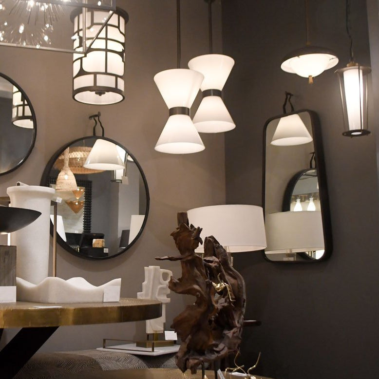 arteriors autero mirror showroom wall rectangle