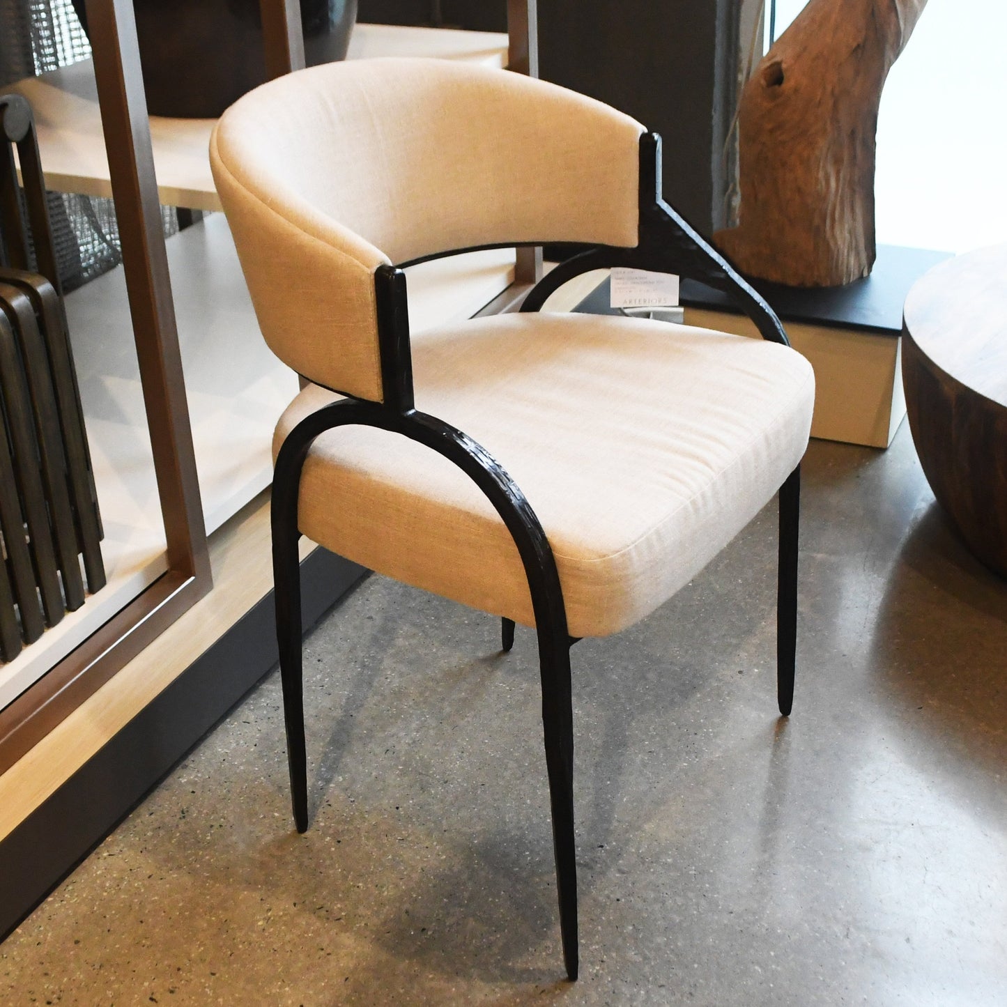 arteriors bahati chair styled at market
