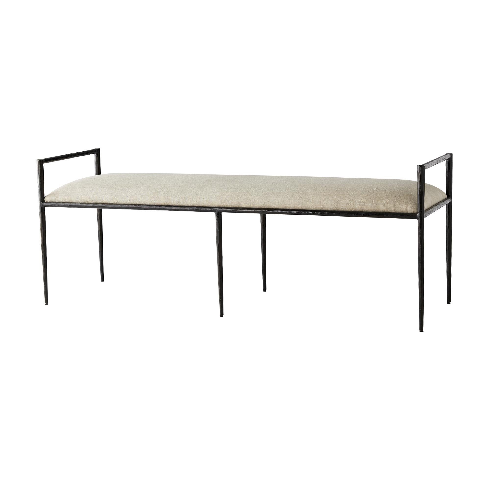 Arteries Home Barbana Bench Linen and Iron – CLAYTON GRAY HOME
