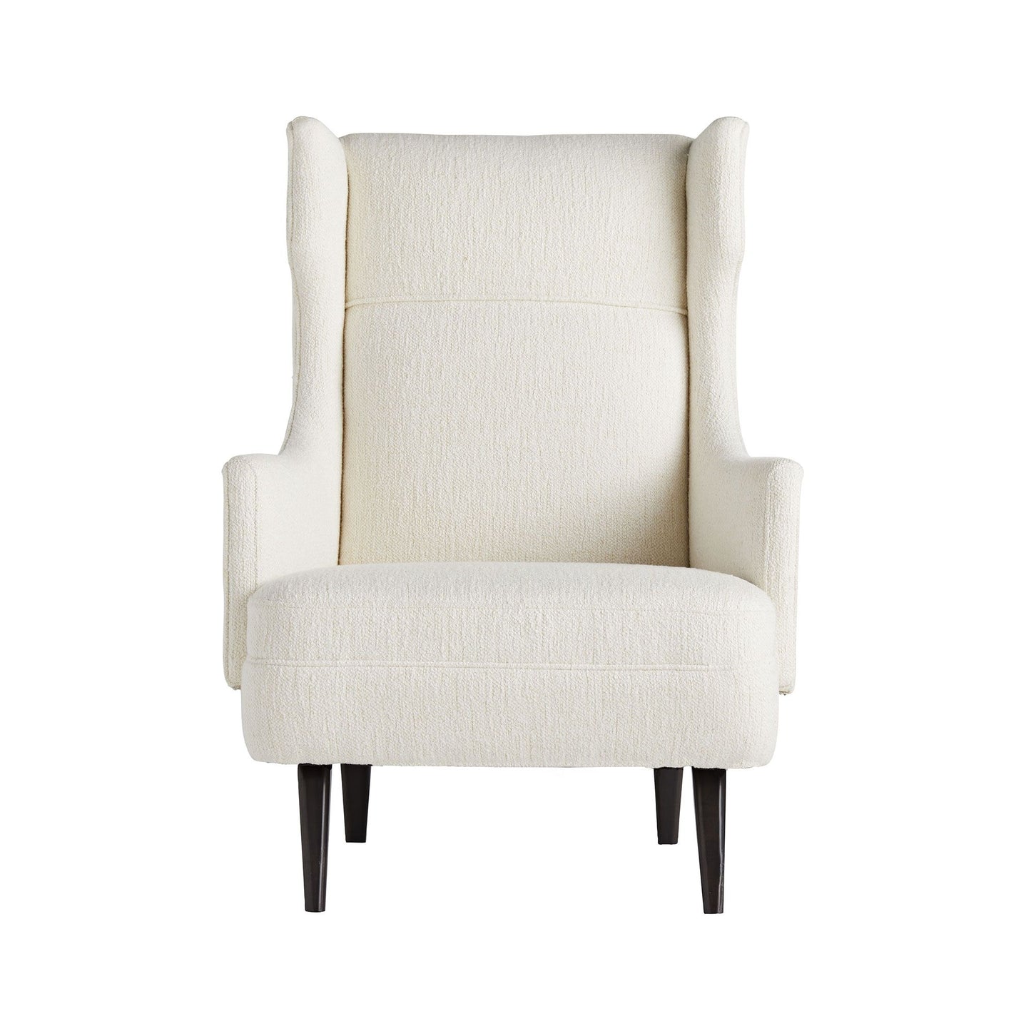 arteriors budelli wing chair cloud boucle grey ash front
