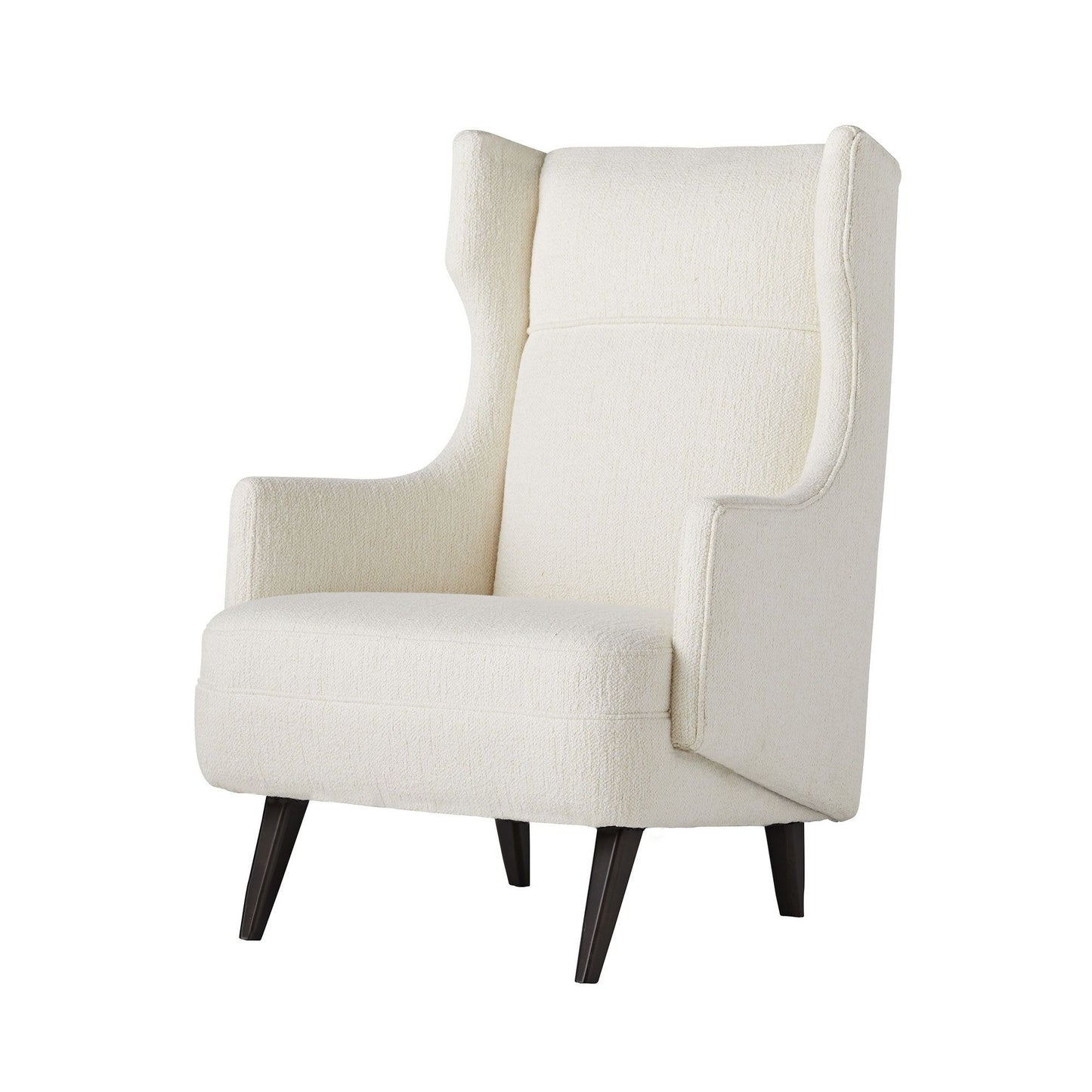arteriors budelli wing chair cloud boucle grey ash