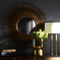 arteriors dale lamp smoke and brown nickel styled