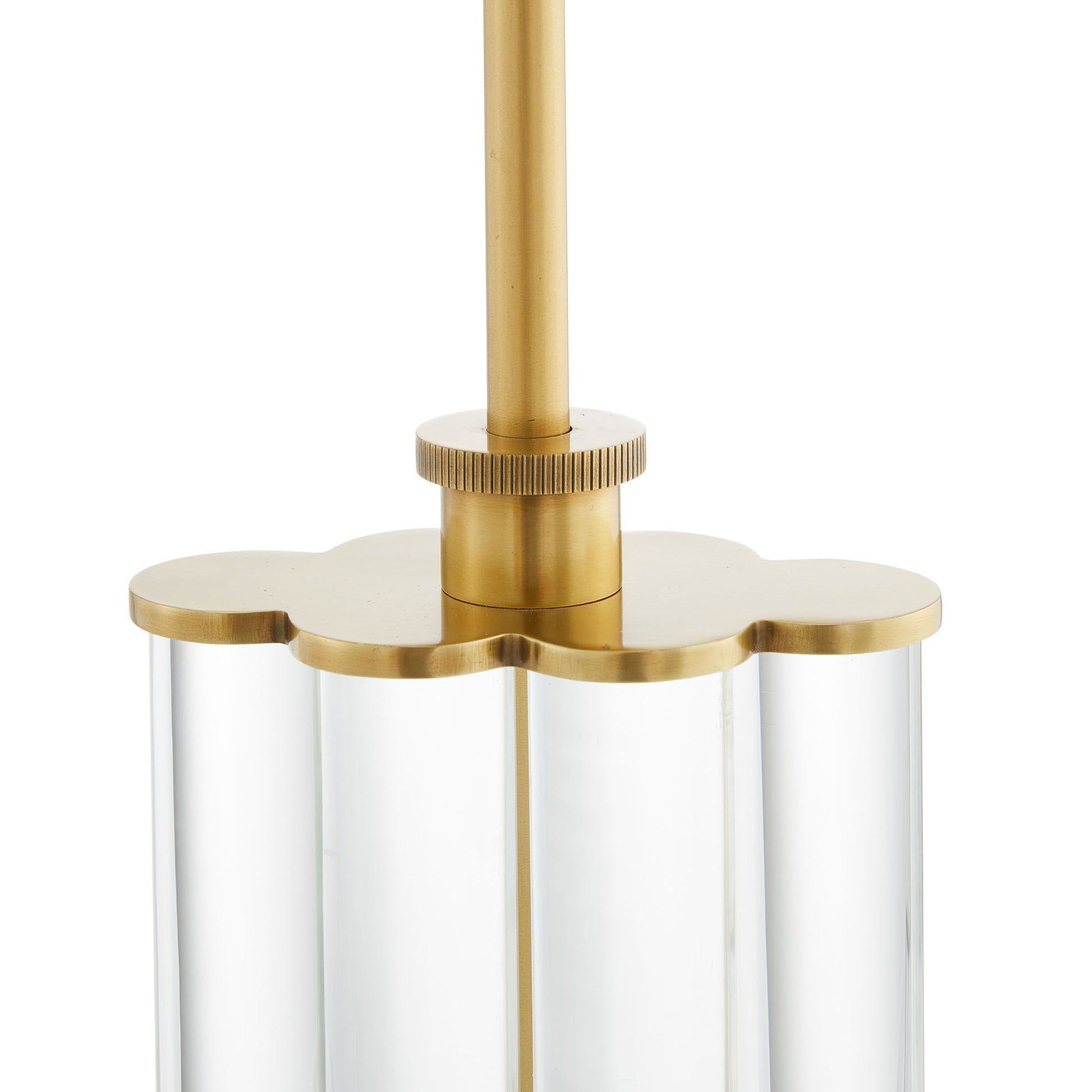 Arteriors Home Eckart Lamp Crystal and Antique Brass – CLAYTON