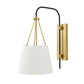 arteriors franklin sconce side view