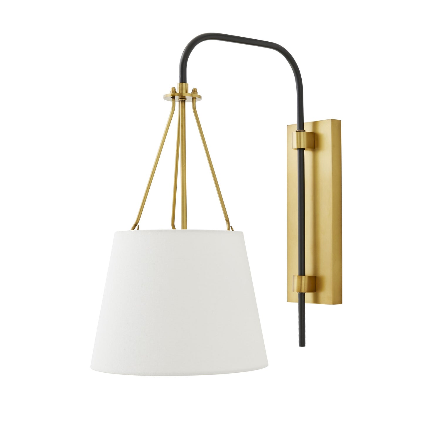 arteriors franklin sconce side view
