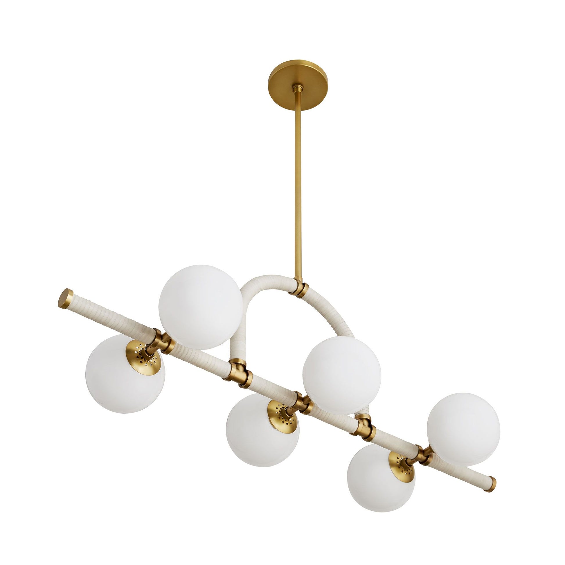 Arteriors Home Haskell Small Chandelier Antique Brass – CLAYTON GRAY HOME