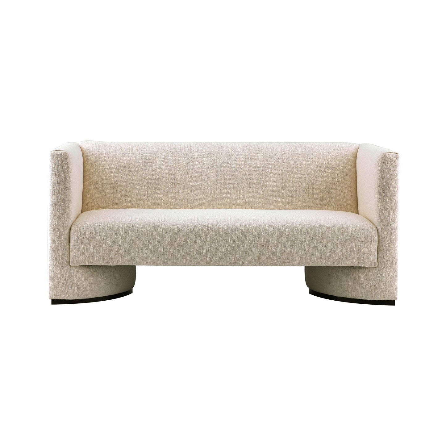 arteriors home olympus settee front view