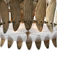 arteriors home analyze two tier chandelier detail