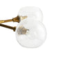 arteriors home mahowald fixed chandelier antique brass bulb opening