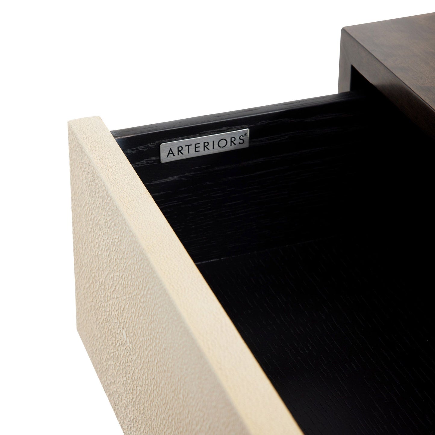 arteriors home nora console drawer detail