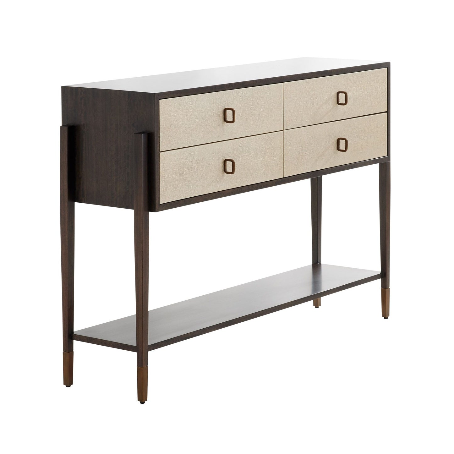 arteriors home nora console front angle