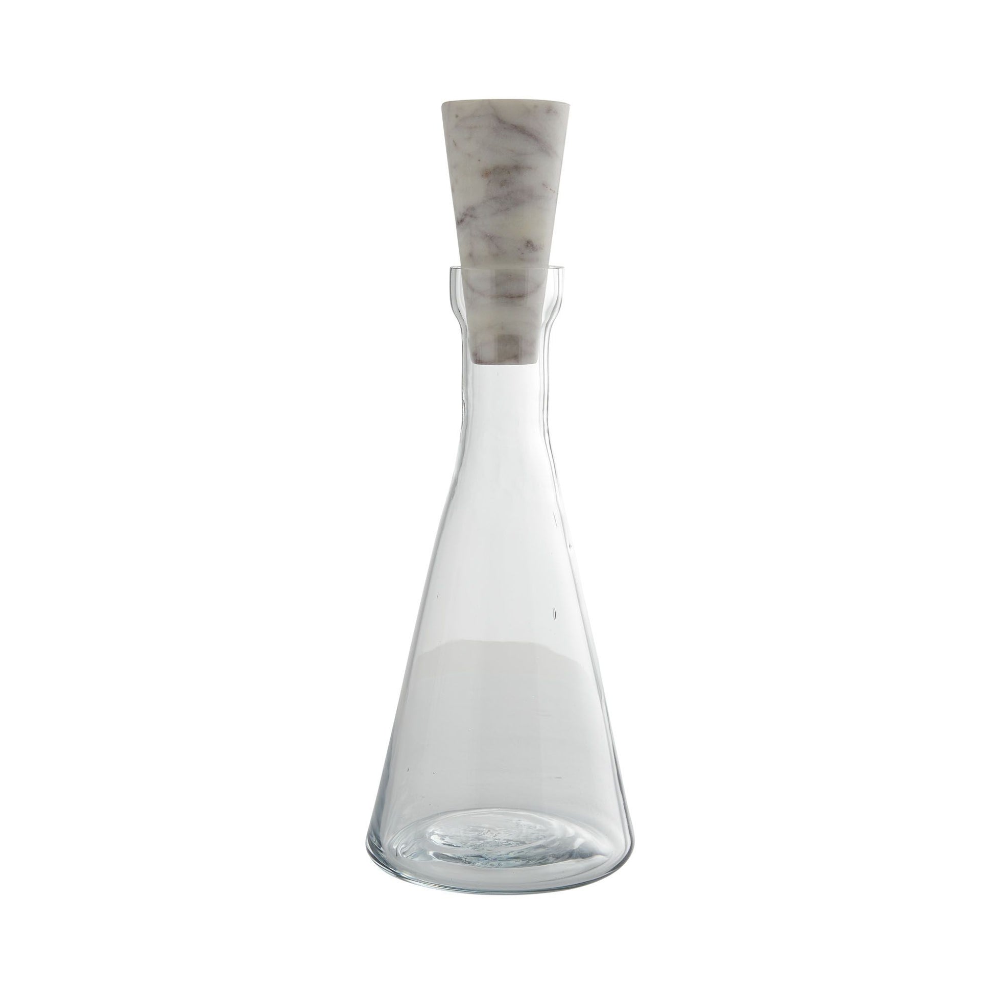 arteriors home oaklee decanters white marble