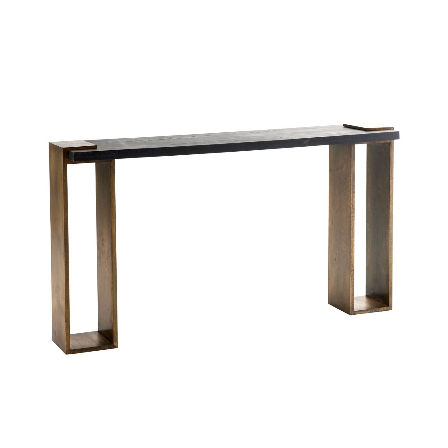 arteriors home orsen console front angle view