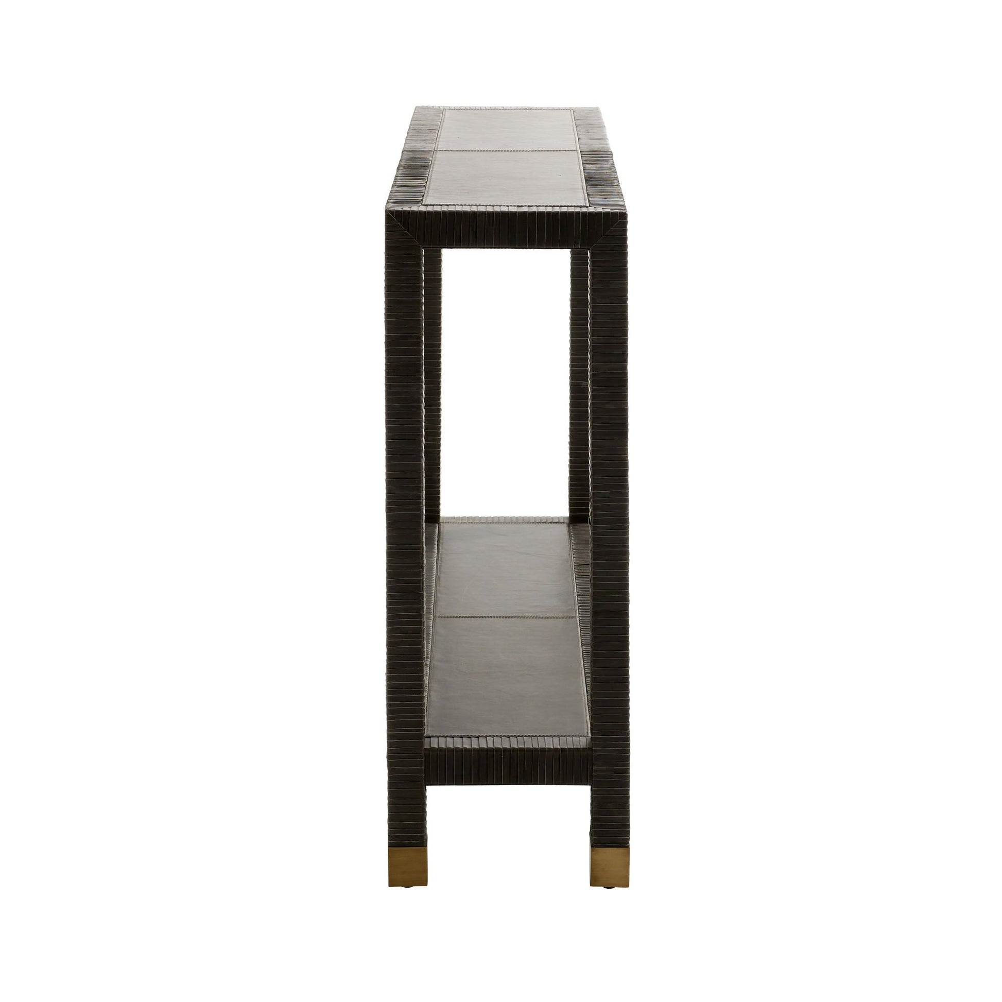 arteriors home oswald console side view