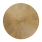 arteriors home otelia accent table vintage brass top