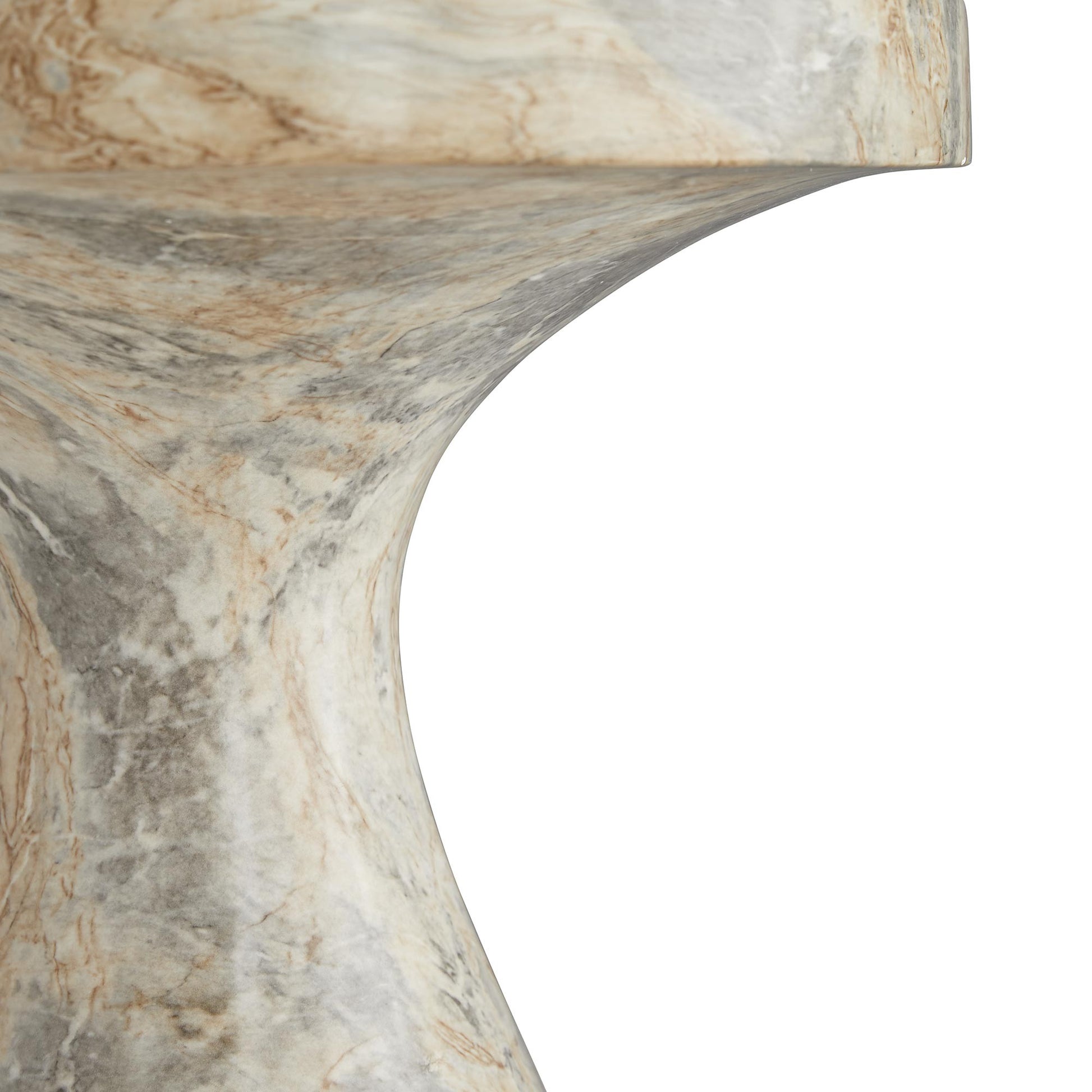 arteriors home serafina large accent table detail