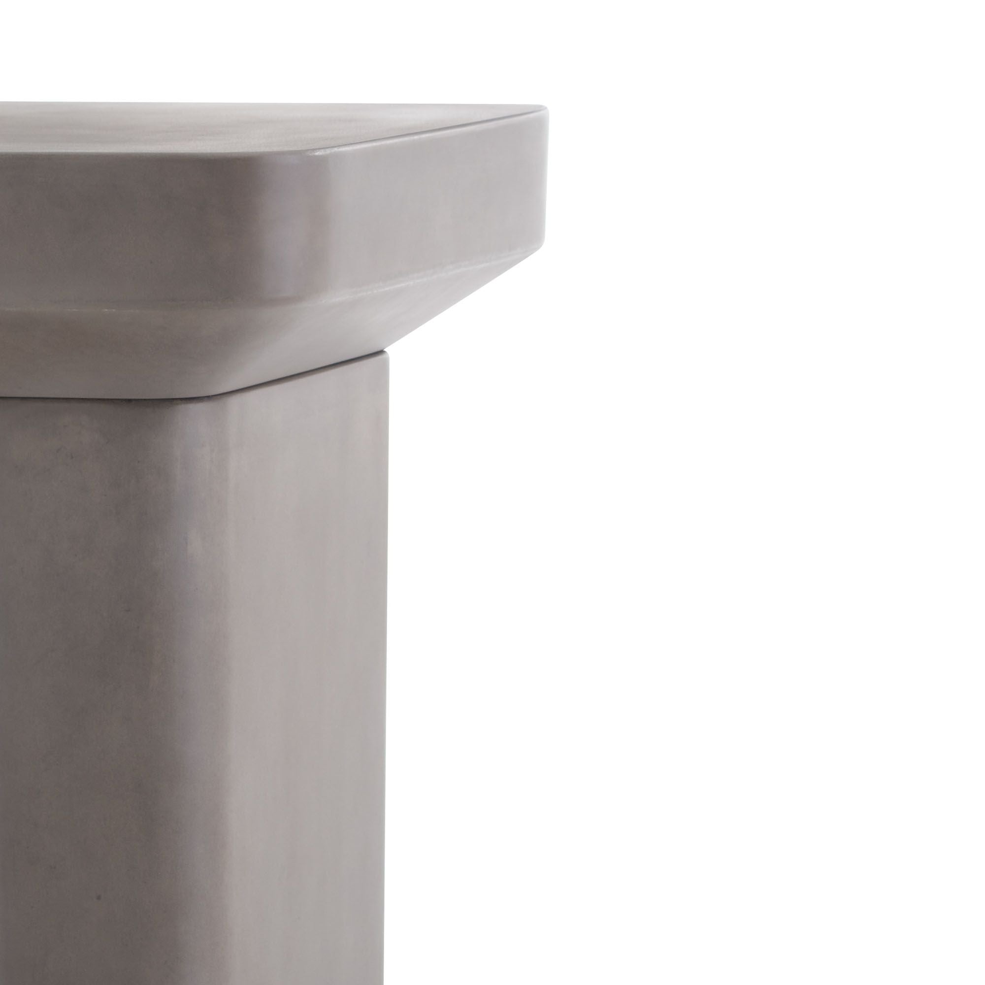 Arteriors Home Spiazzo End Table Concrete Stone – CLAYTON GRAY HOME