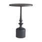 arteriors huntlee accent table charcoal