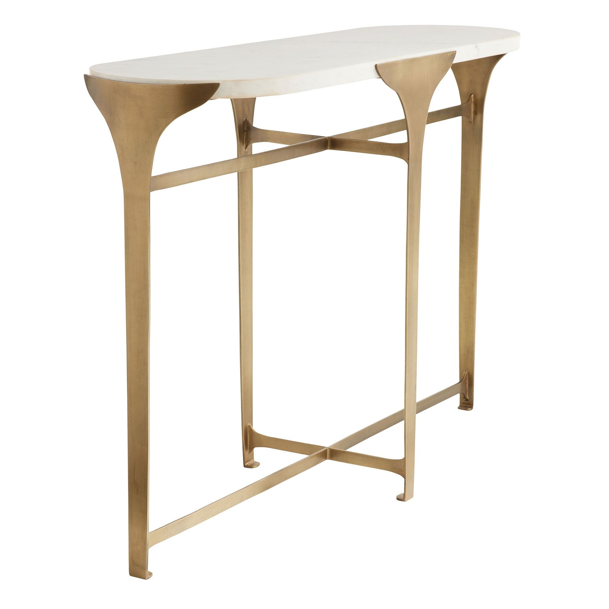 arteriors janine console front side