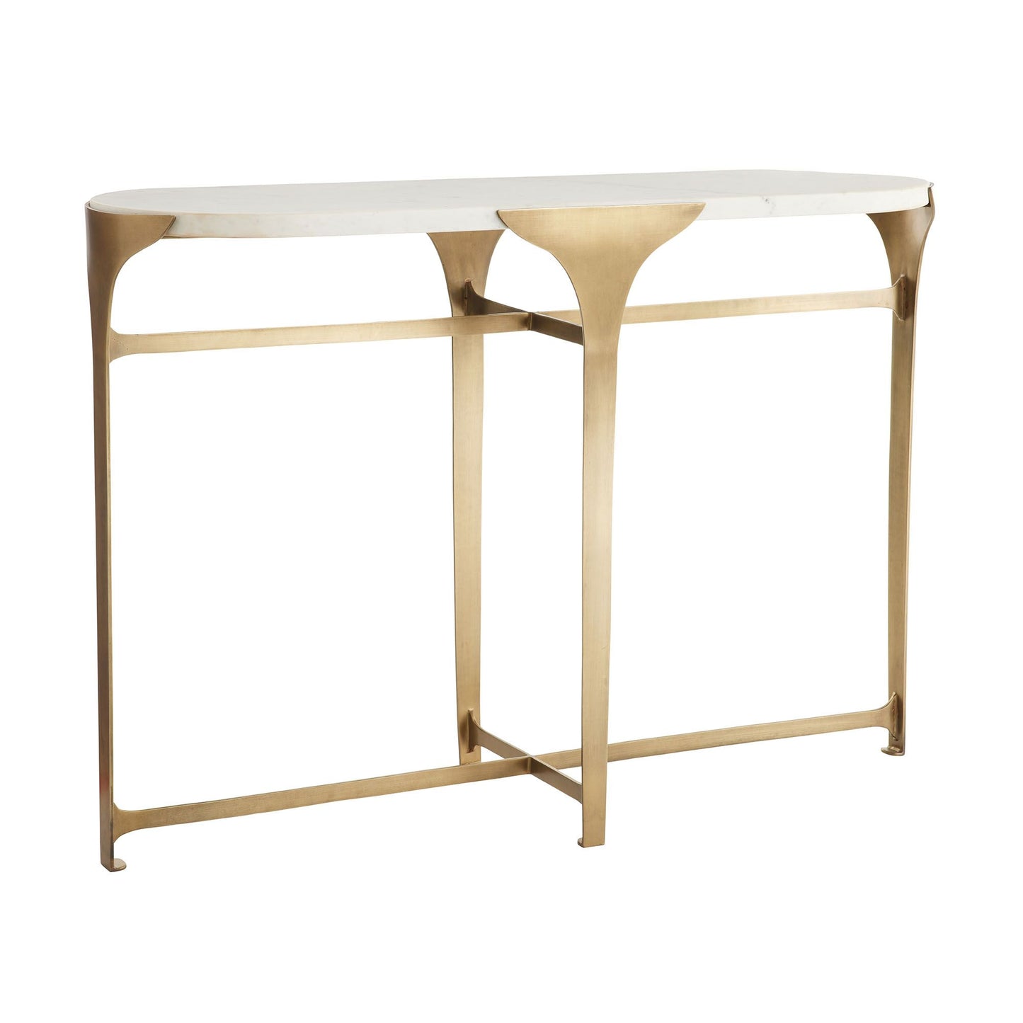 arteriors janine console front angle