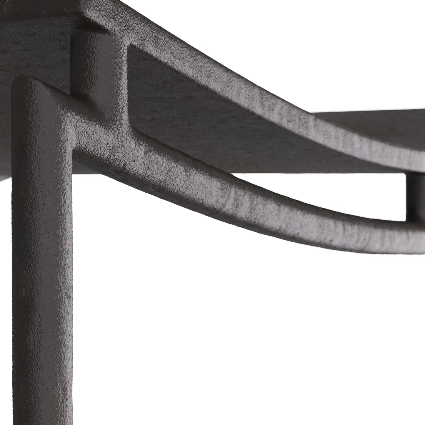 arteriors jerome bar stool blackened iron