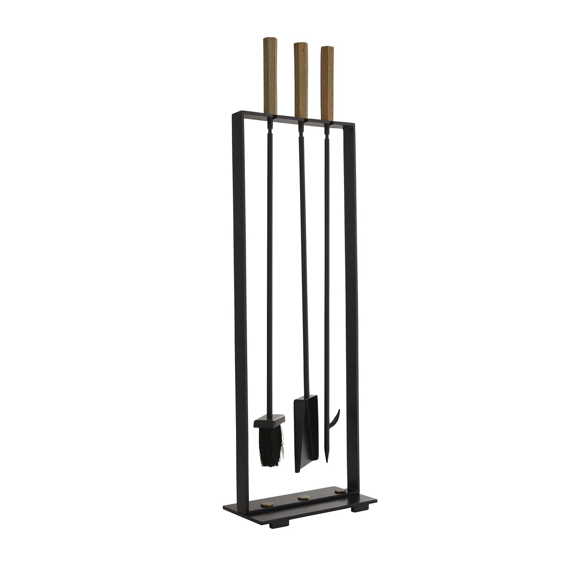 Arteriors Home Landt Fireplace Tools Blackened Iron and Antique Brass –  CLAYTON GRAY HOME