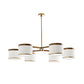 arteriors max chandelier antique brass angle