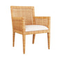 arteriors palmer dining chair angle