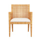 arteriors palmer dining chair front