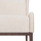 arteriors pierce wing chair stone boucle material